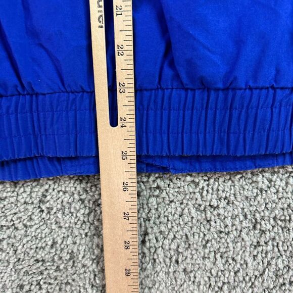 VINTAGE Van Heusen Jacket Mens M Blue White Coloblock Sailing Windbreaker READ - Picture 13 of 15